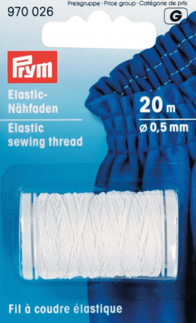 Elastisk sytråd Prym - hvit