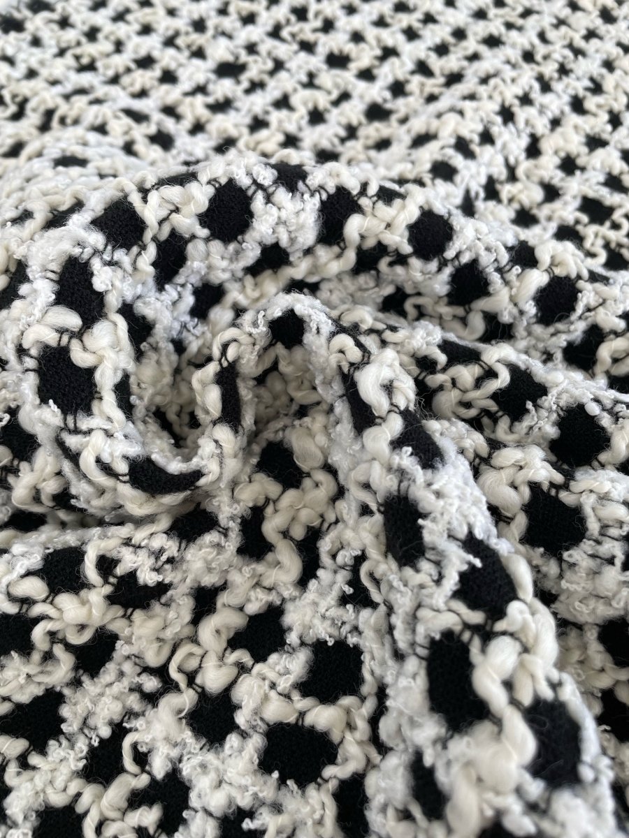 Balmain Tweed - Black & shades of white