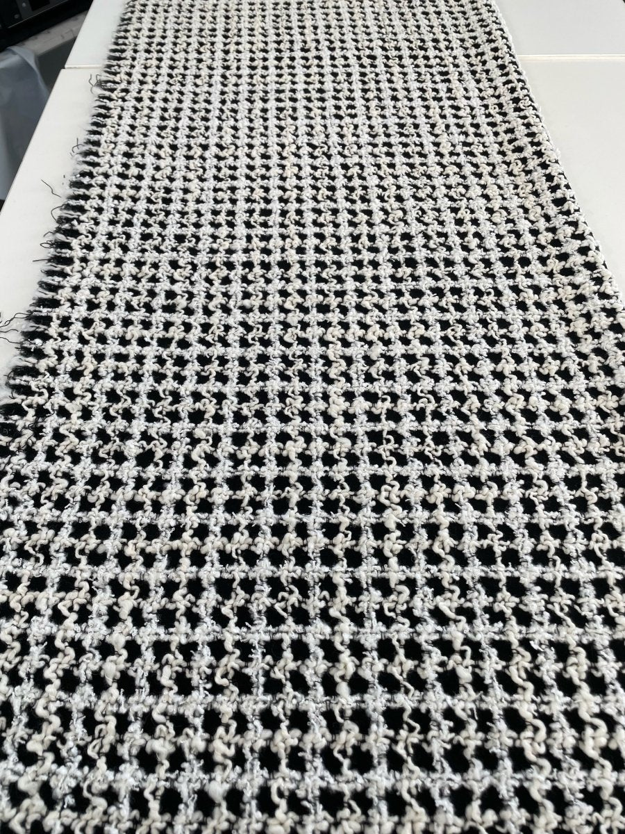 Balmain Tweed - Black & shades of white