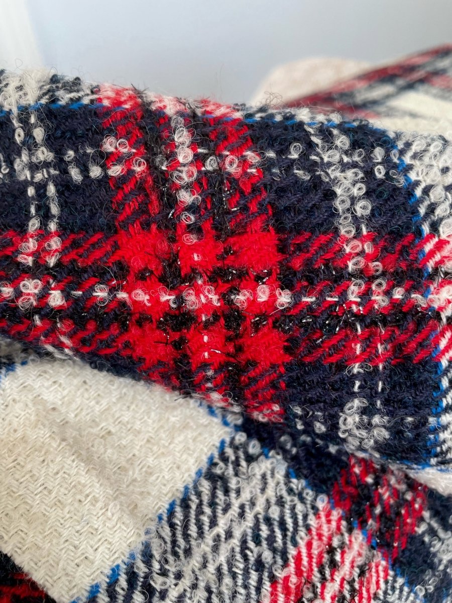 Balmain Woolen Tweed Checked