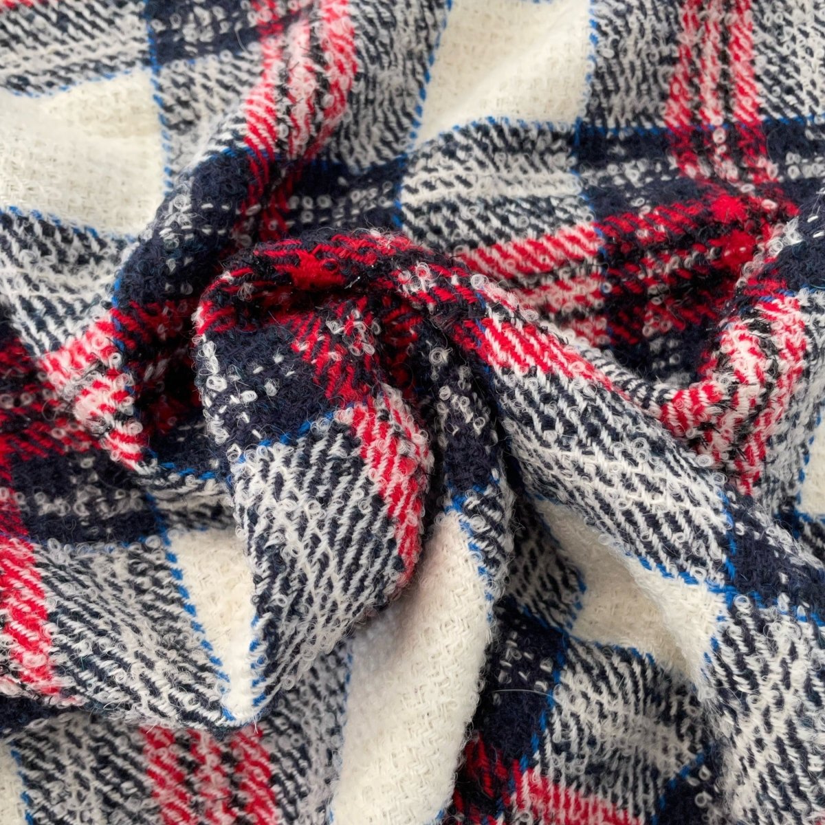 Balmain Woolen Tweed Checked