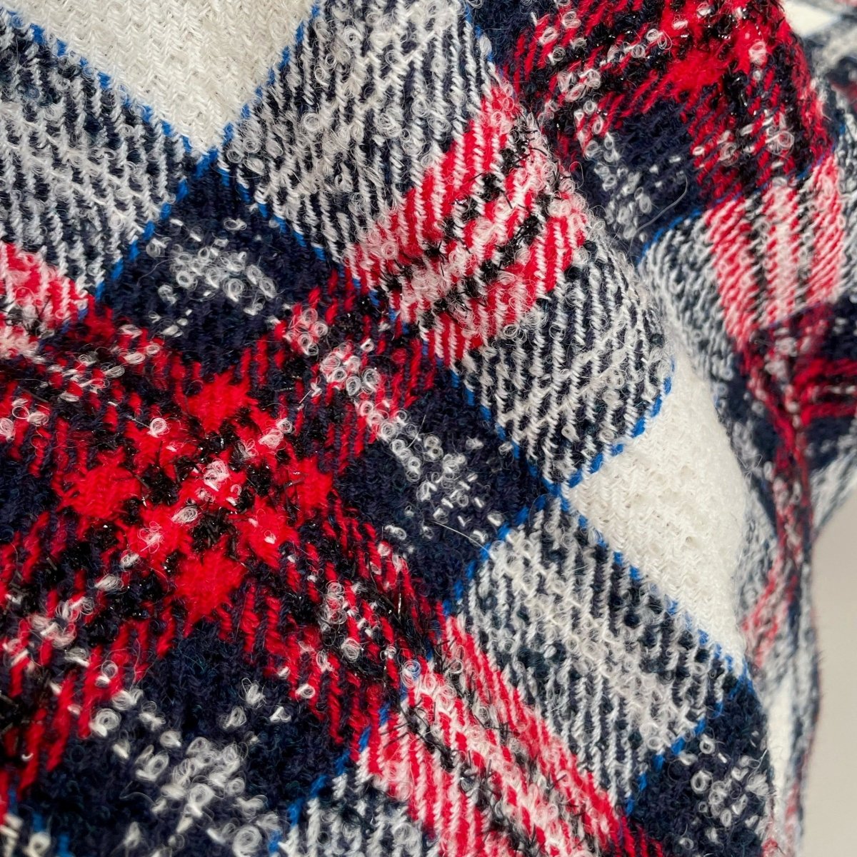 Balmain Woolen Tweed Checked