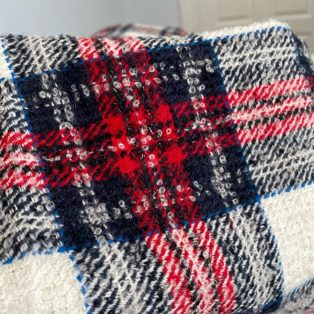 Balmain Woolen Tweed Checked