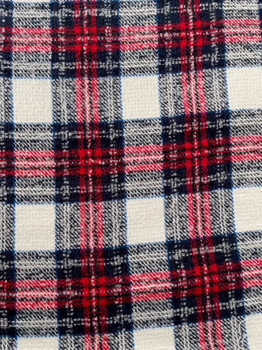 Balmain Woolen Tweed Checked