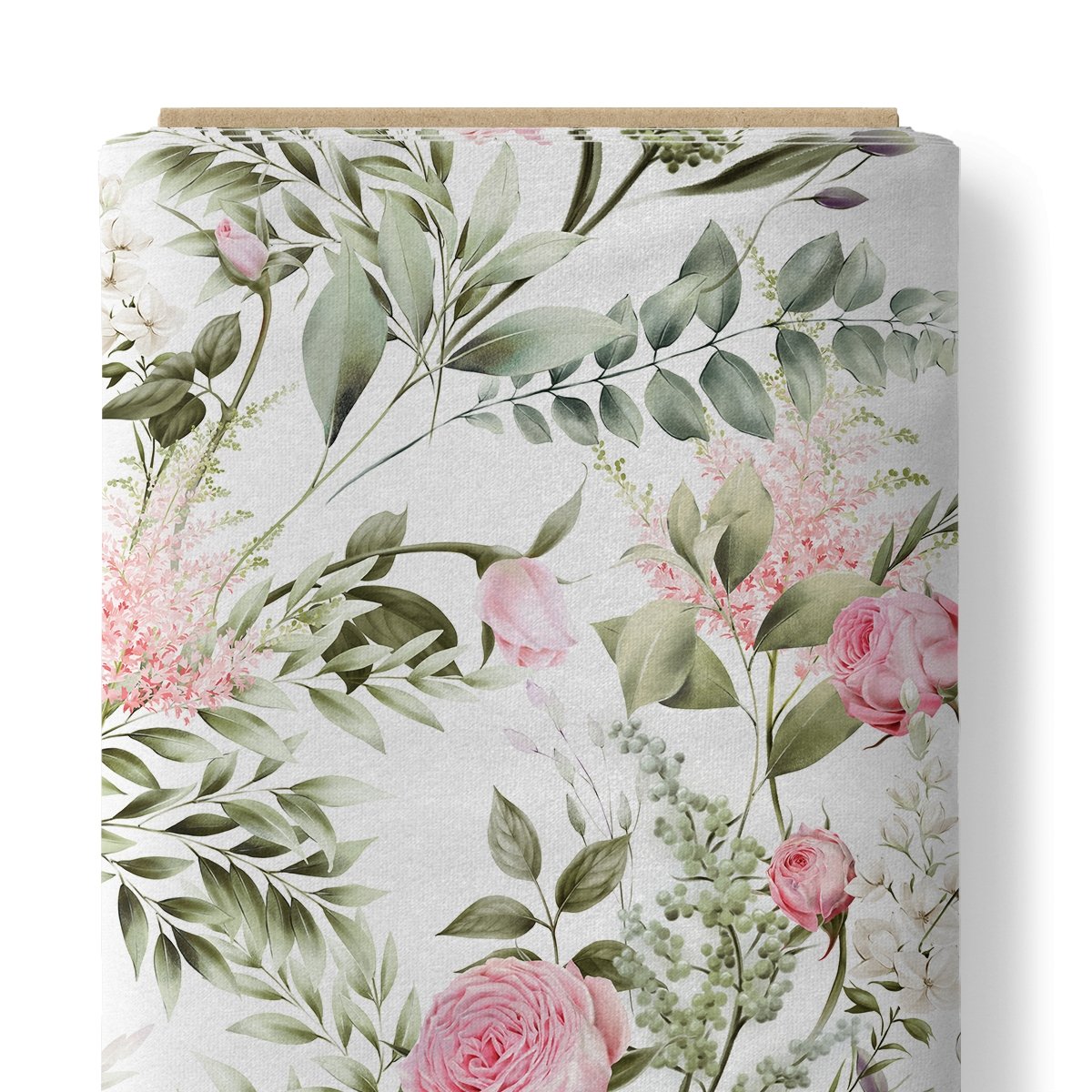 Blooming flowers vevd bomull