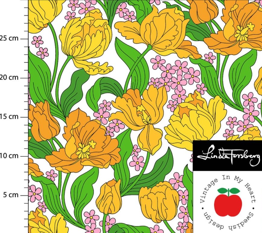 Bombastic White/Yellow - vintage in my heart