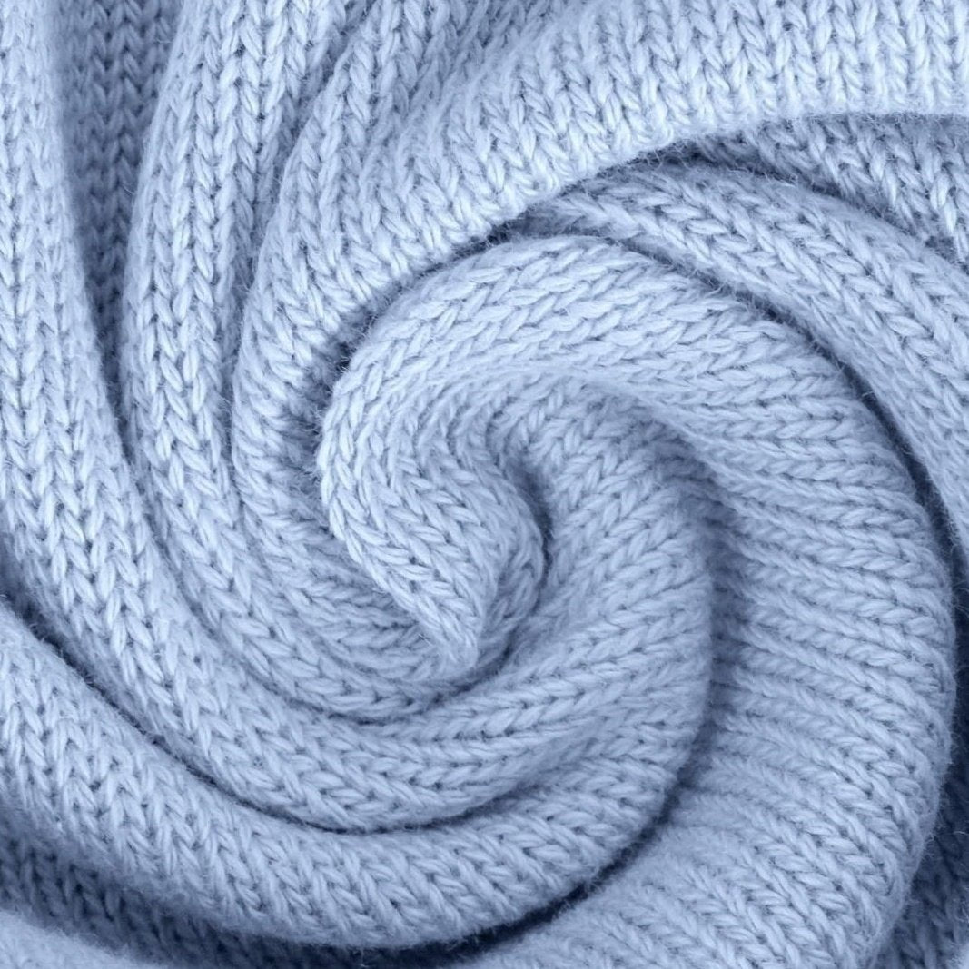 Bomullsstrikk - Light Blue