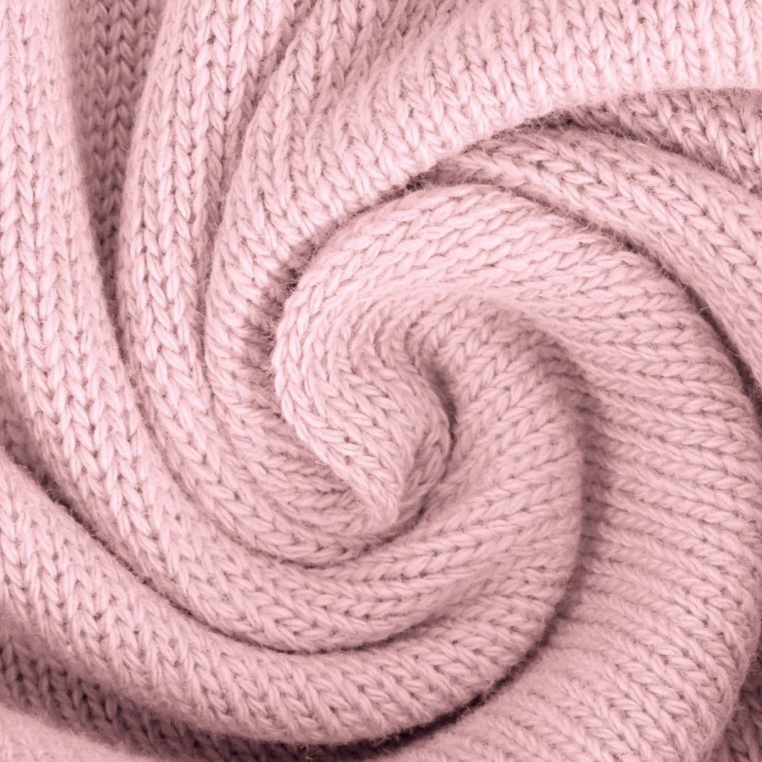 Bomullsstrikk - Light Pink