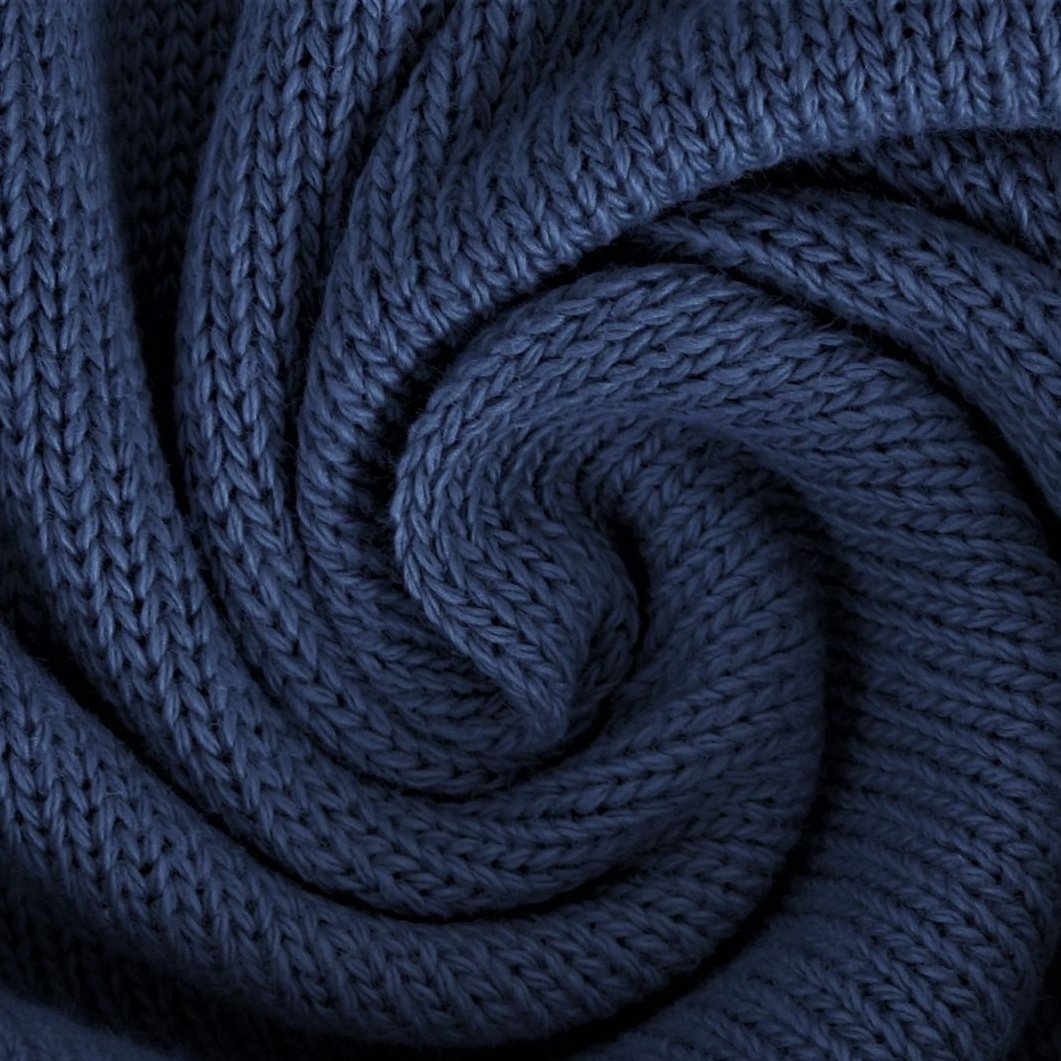 Bomullsstrikk - Navy