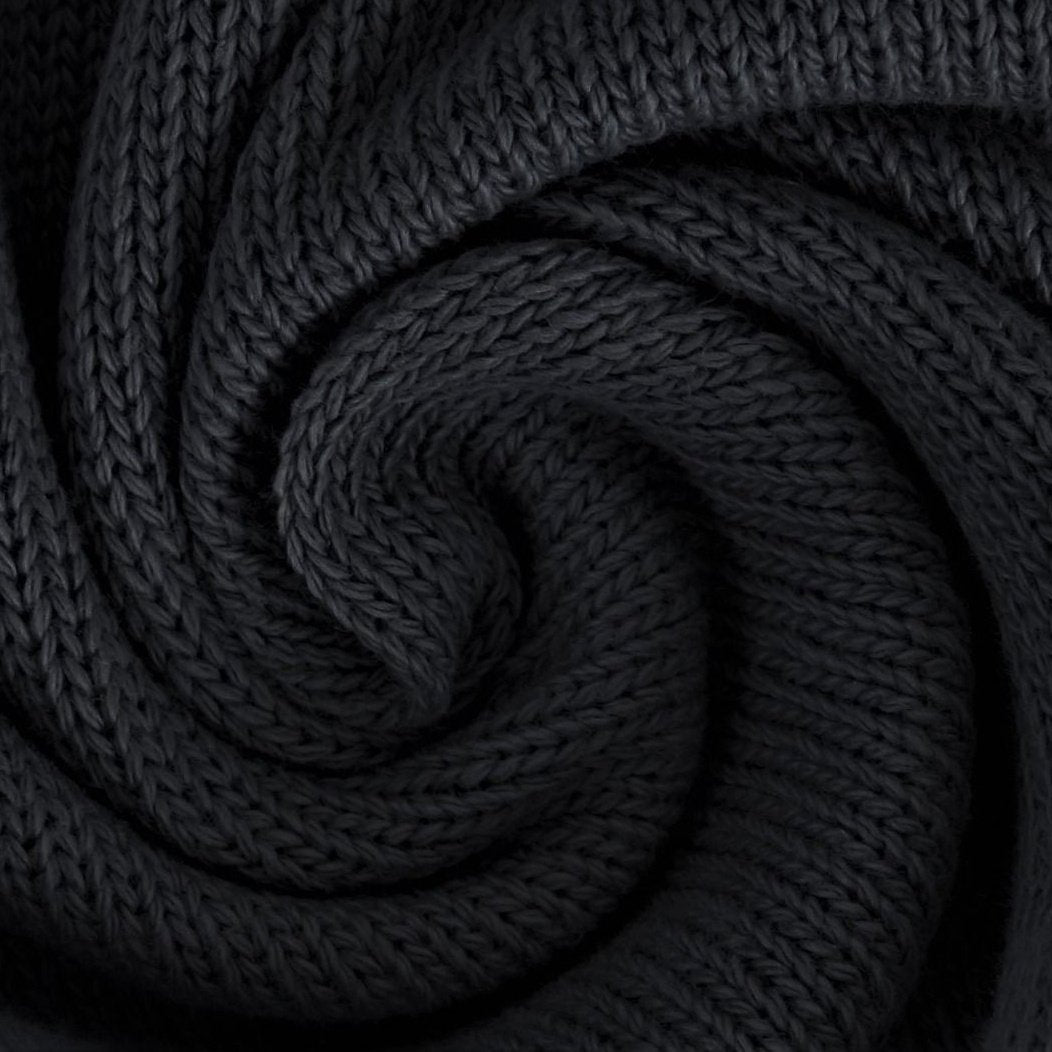 Bomullsstrikk - Svart