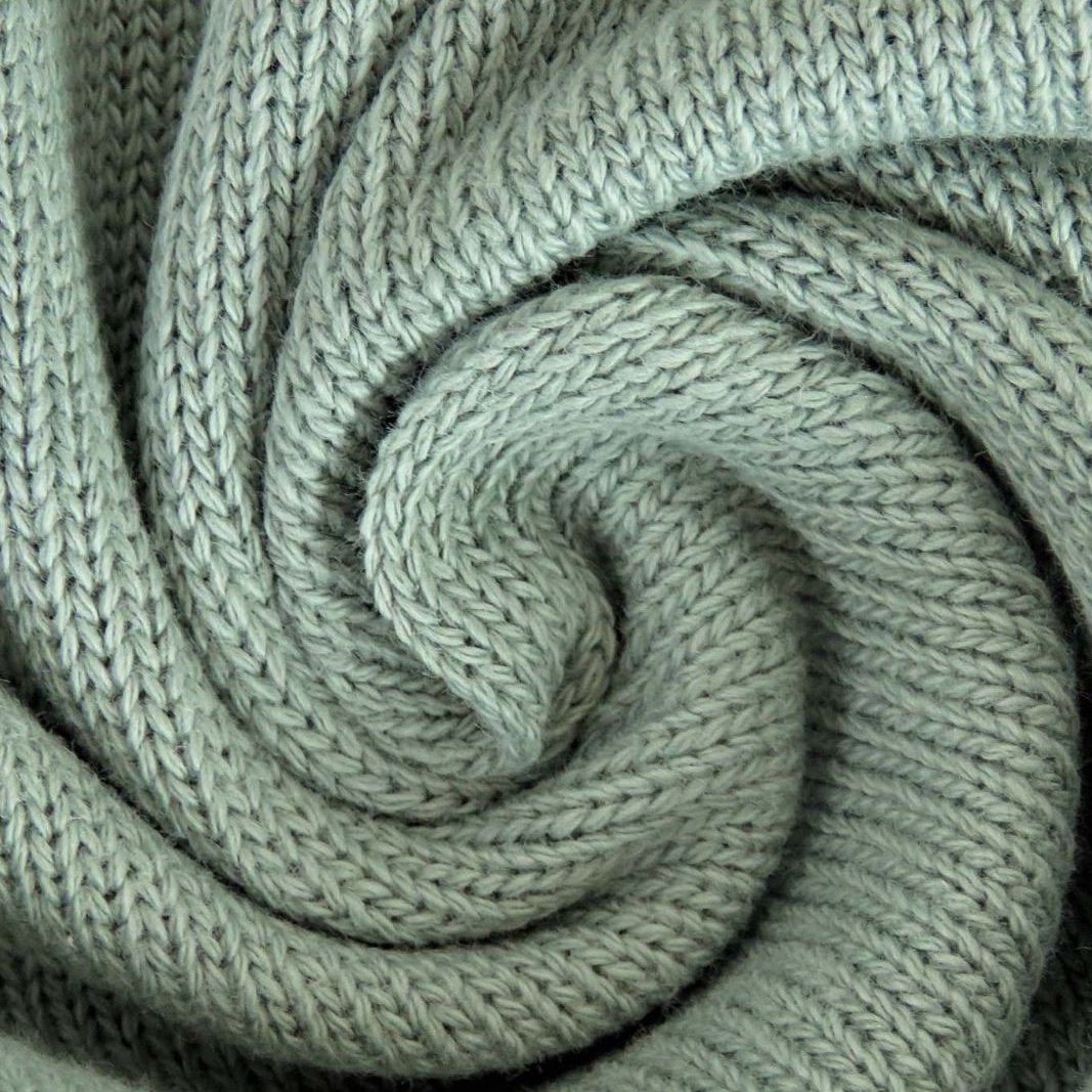 Bomullsstrikk - Vintage Green