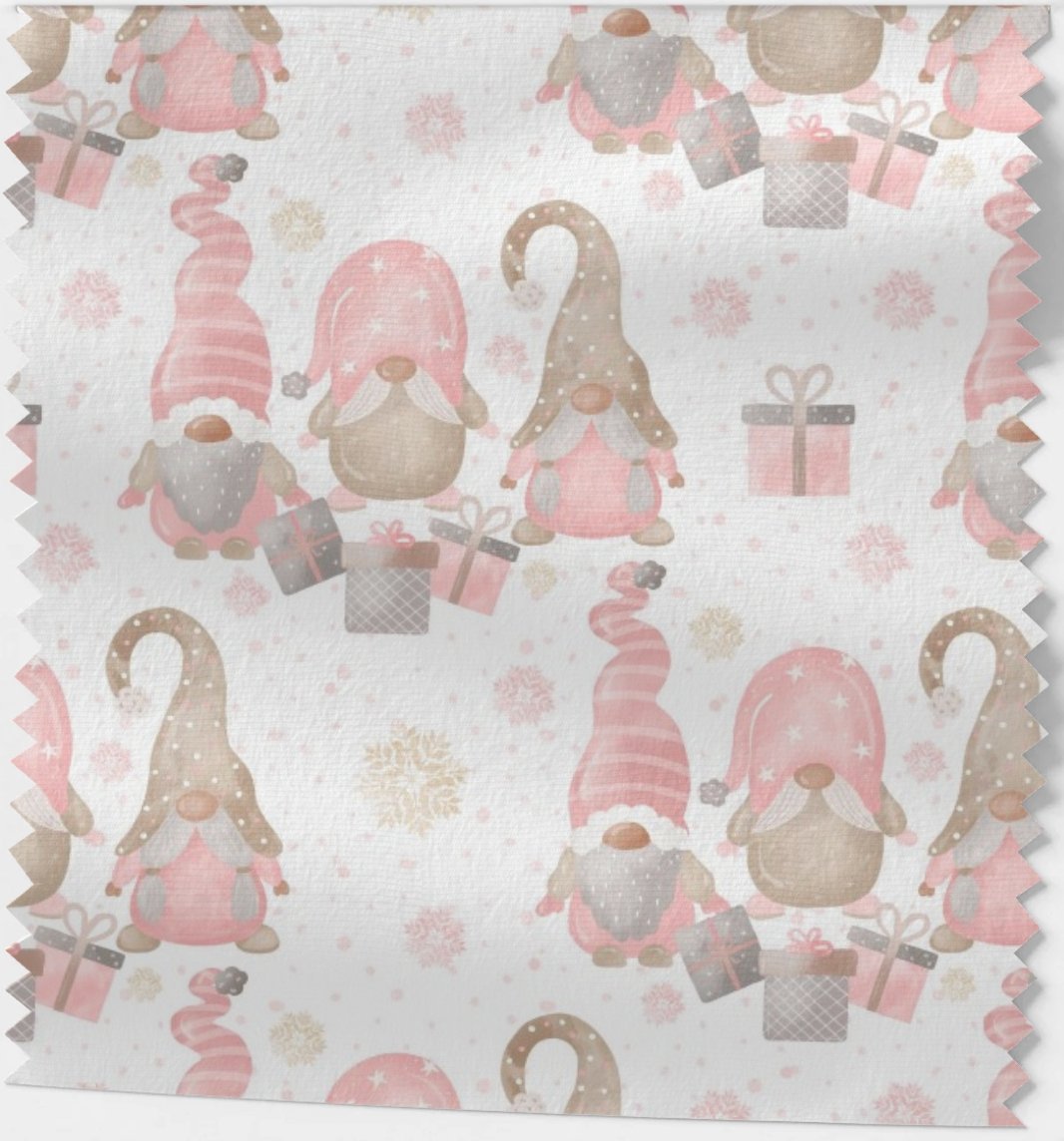 Christmas Gnomes cuteness - vevd bomull
