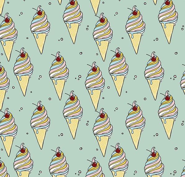 Creamy ice - spray green - økologisk jersey fra Bloome Copenhagen