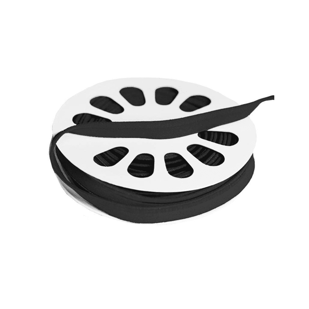 Elastisk bisebånd 8 mm Hvit