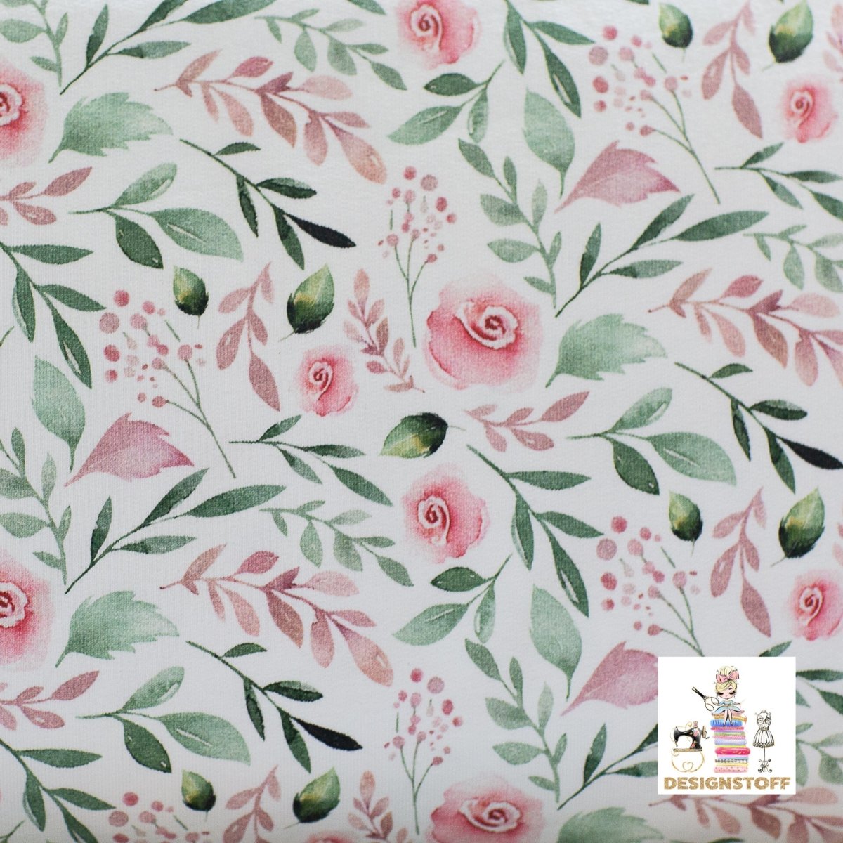 French Terry Aquarelle - Off white