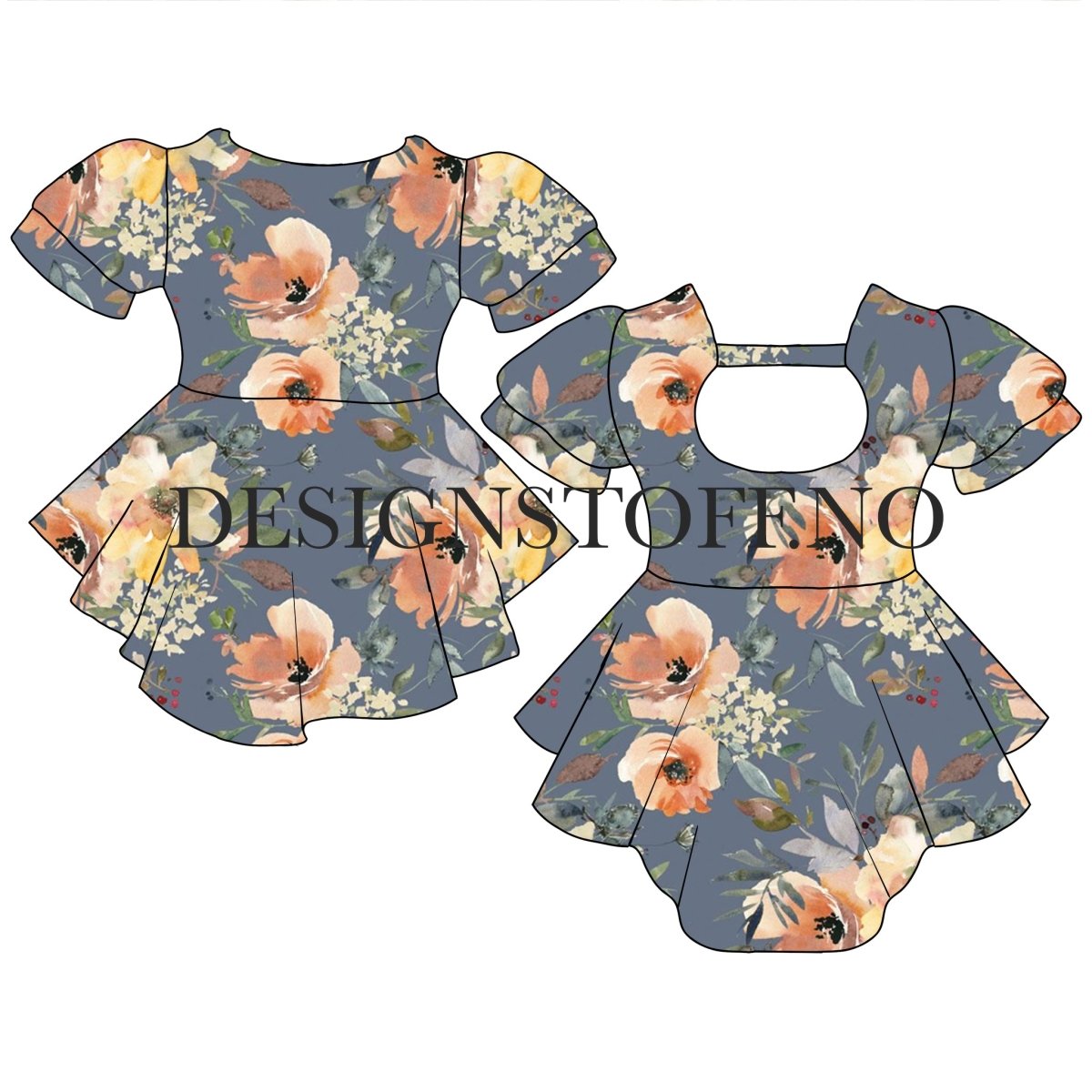 FRENCH TERRY - KIARA BLUE- TYGDRØMMAR