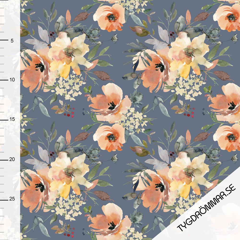 FRENCH TERRY - KIARA BLUE- TYGDRØMMAR