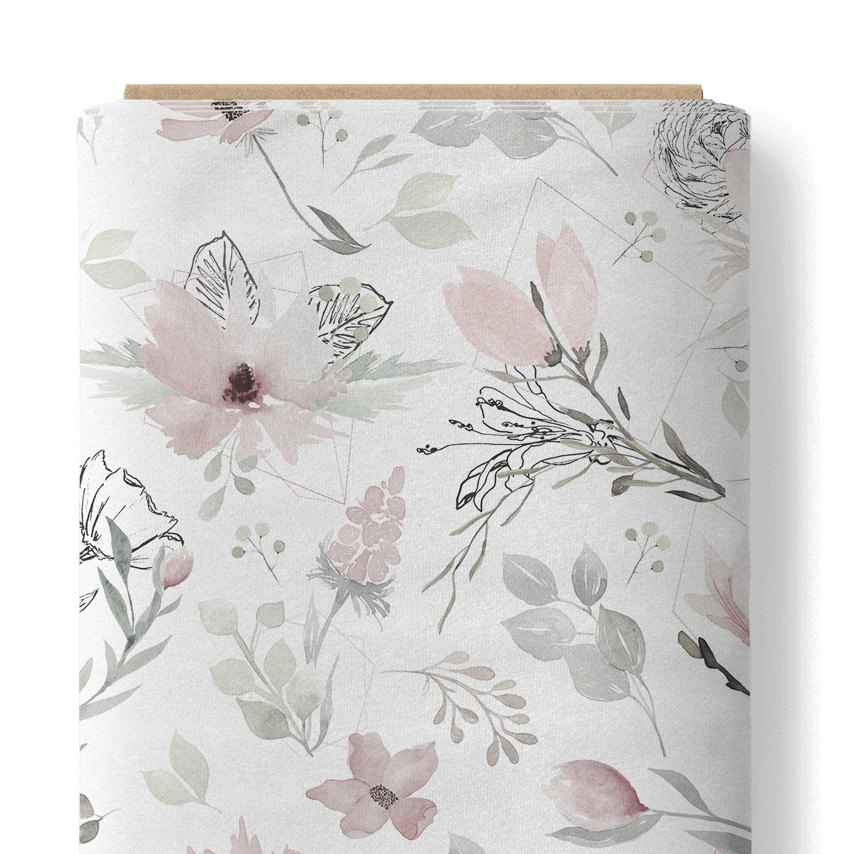 Geometric Flowers - Sandwich knit til Sportsklær