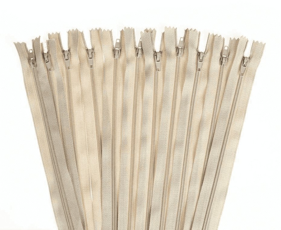 Glidelås i mange farger - Ikke delbare - 20 cm