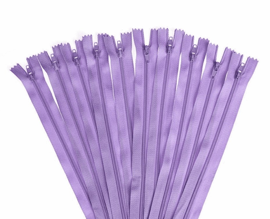 Glidelås i mange farger - Ikke delbare - 20 cm