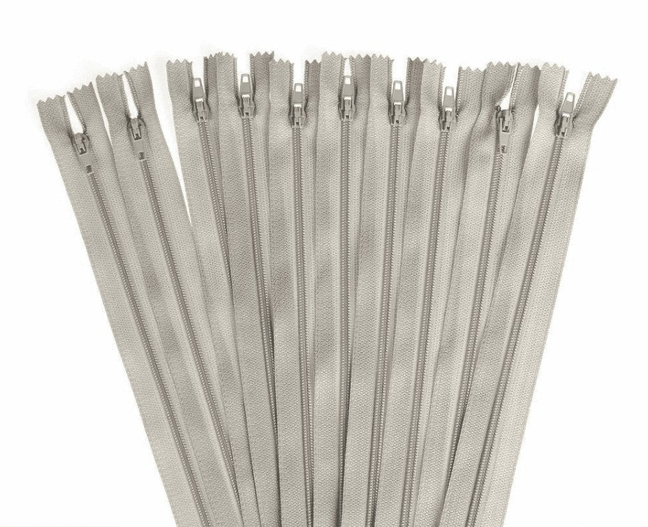 Glidelås i mange farger - Ikke delbare - 20 cm