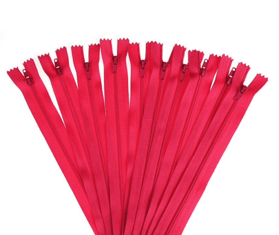 Glidelås i mange farger - Ikke delbare - 20 cm