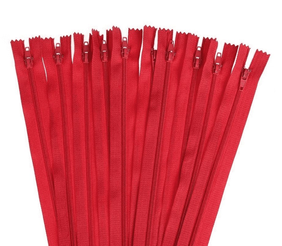 Glidelås i mange farger - Ikke delbare - 20 cm