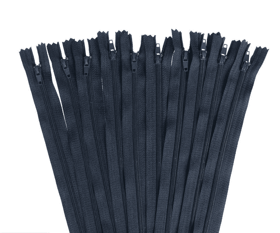 Glidelås i mange farger - Ikke delbare - 20 cm