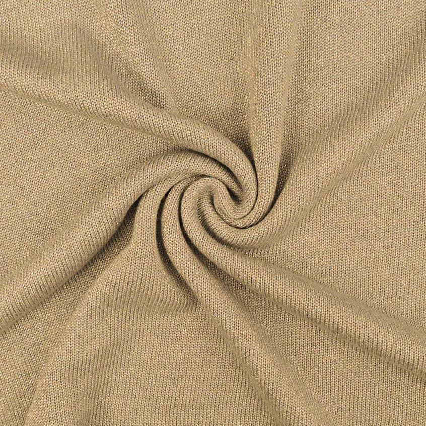 Glitter Viskose-Lurex - Beige