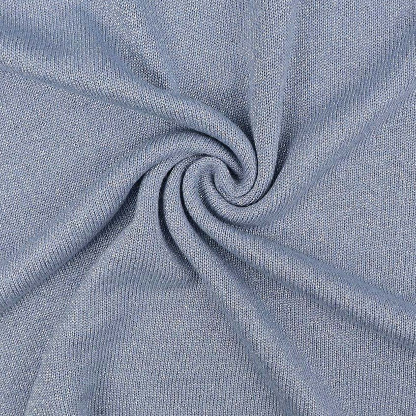 Glitter Viskose-Lurex - Jeans Blue