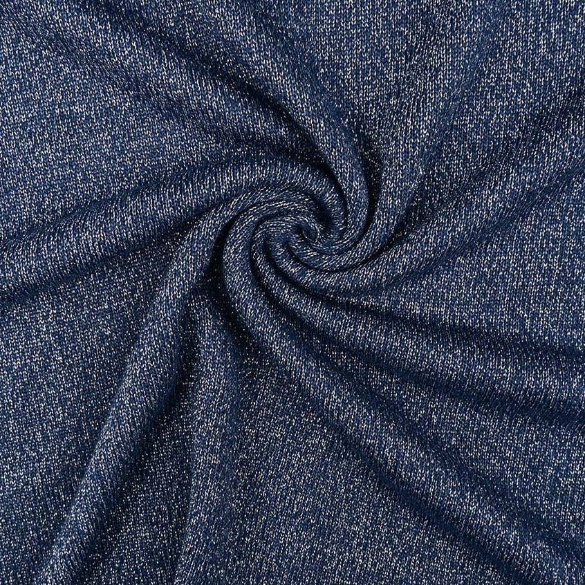 Glitter Viskose-Lurex - Navy