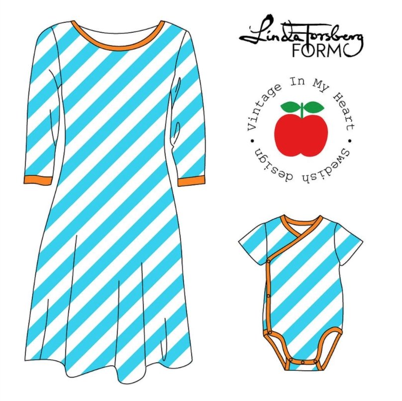 Go Colorful Diagonal Blue and White Jersey - Vintage in my heart