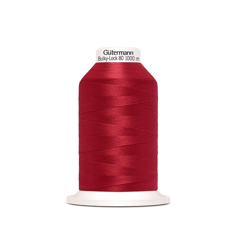 Gutermann overlock tråd Bulky-Lock 80 - 1000m-156 Rød
