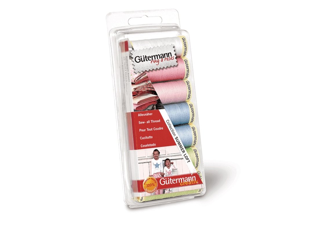 Gütermann Sew-All Trådsett Summer Loft Collection – 100m x 7
