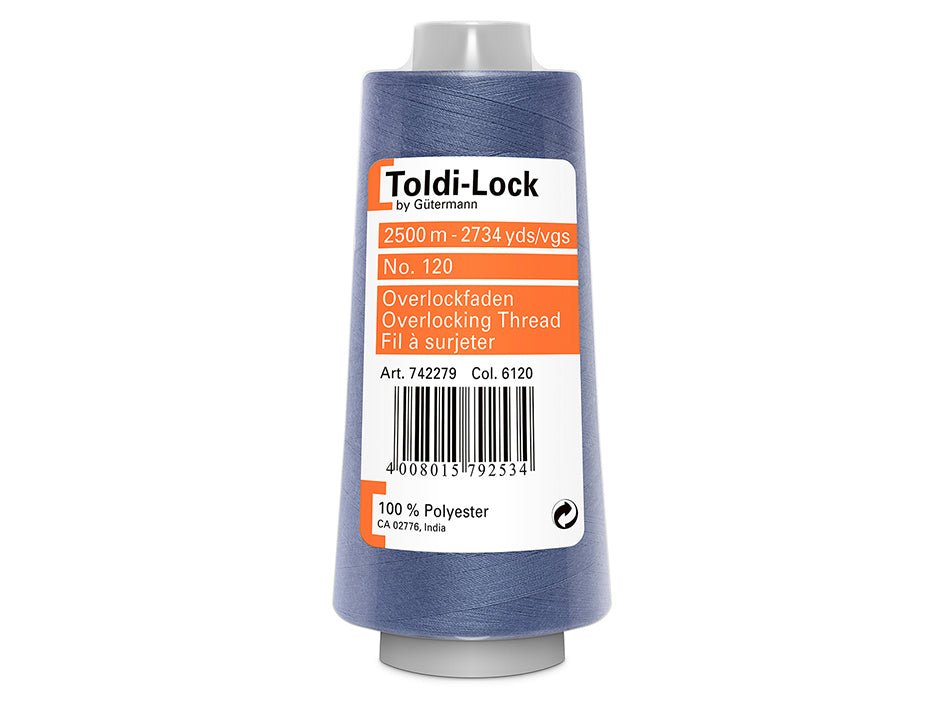 Gutermann Toldi-Lock overlock tråd 6120 mellomblå