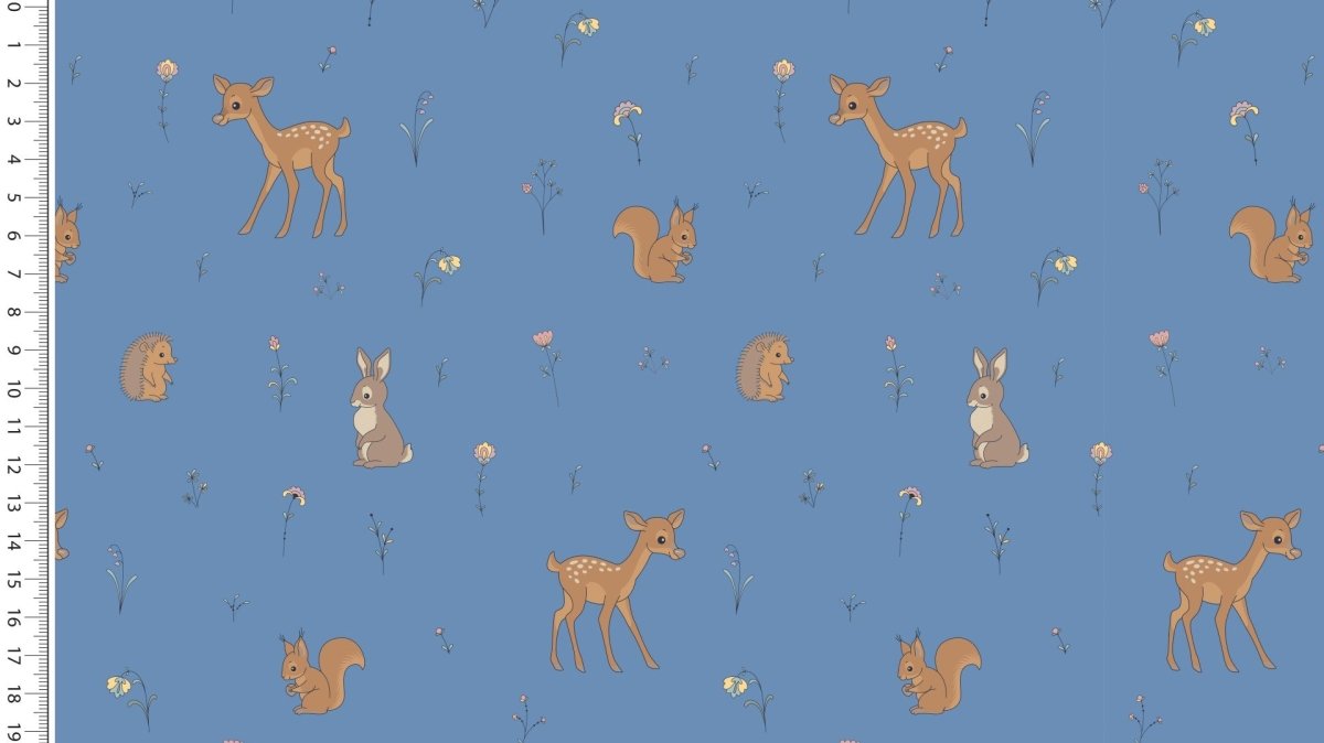 Isoli - Dyrene i skogen - blå