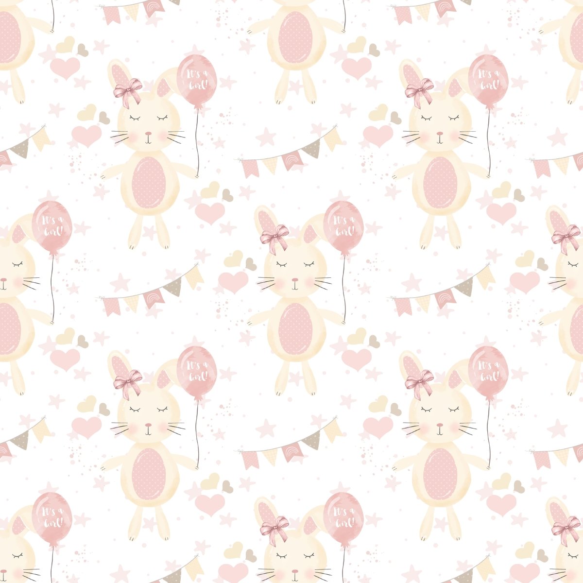 It´s a girl bunny & balloon - Jersey