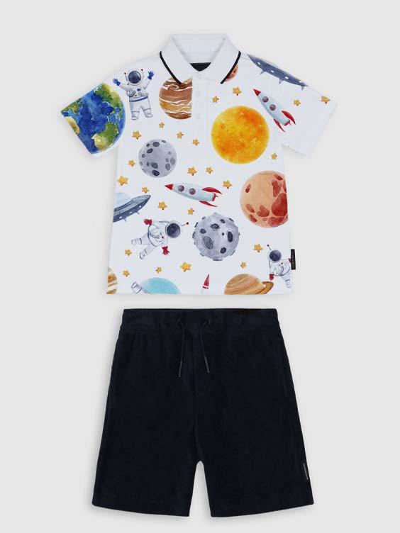 JERSEY - COOL IN SPACE - HVIT