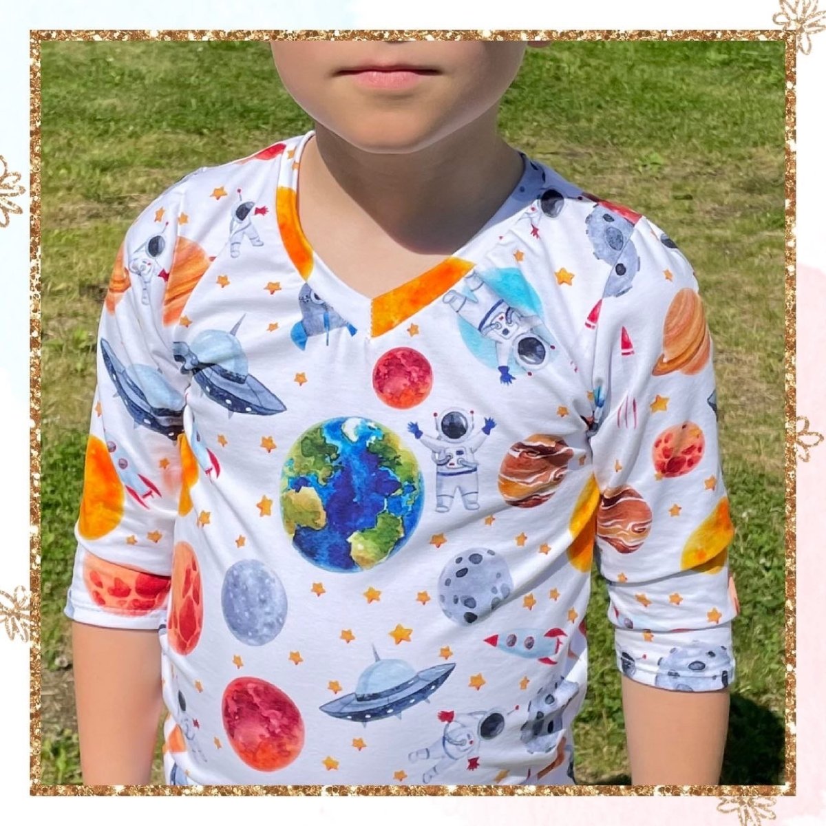 JERSEY - COOL IN SPACE - HVIT