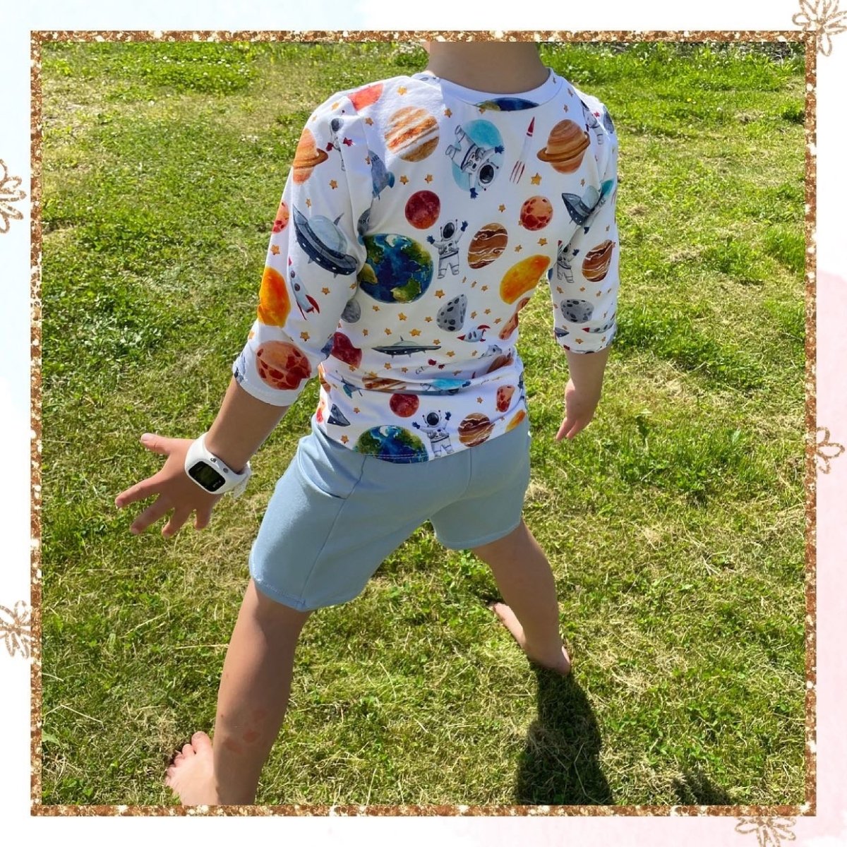 JERSEY - COOL IN SPACE - HVIT