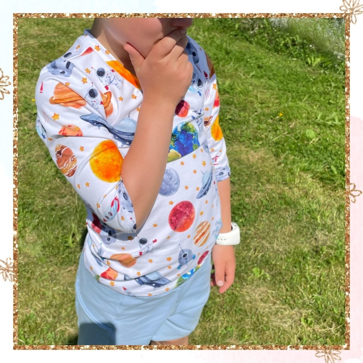 JERSEY - COOL IN SPACE - HVIT