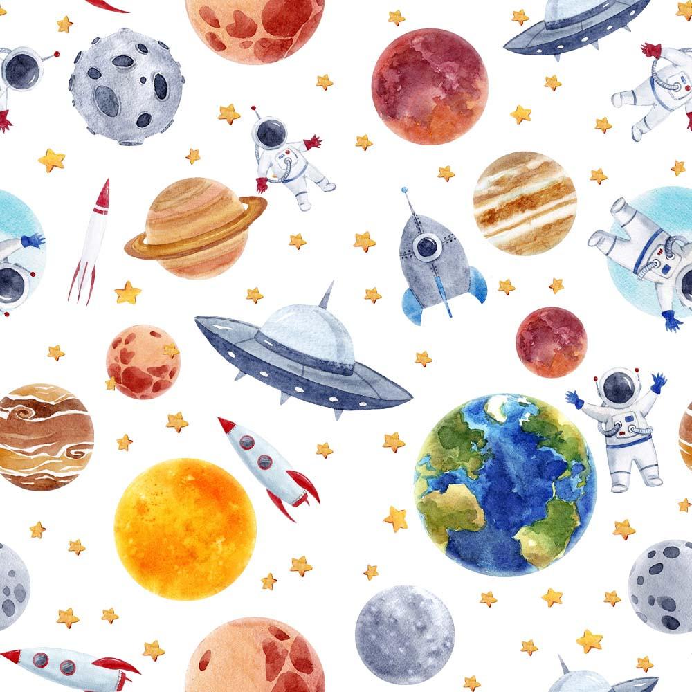 JERSEY - COOL IN SPACE - HVIT