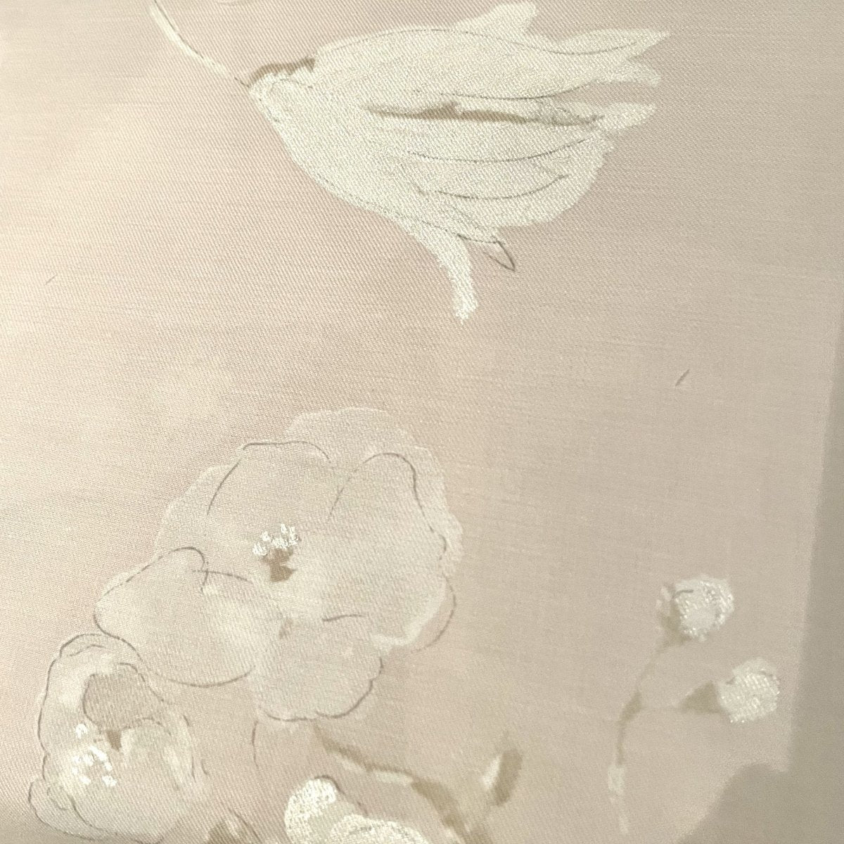 LAWN - NEW MORNING I BEIGE - COTTON & SILK - KOKKA