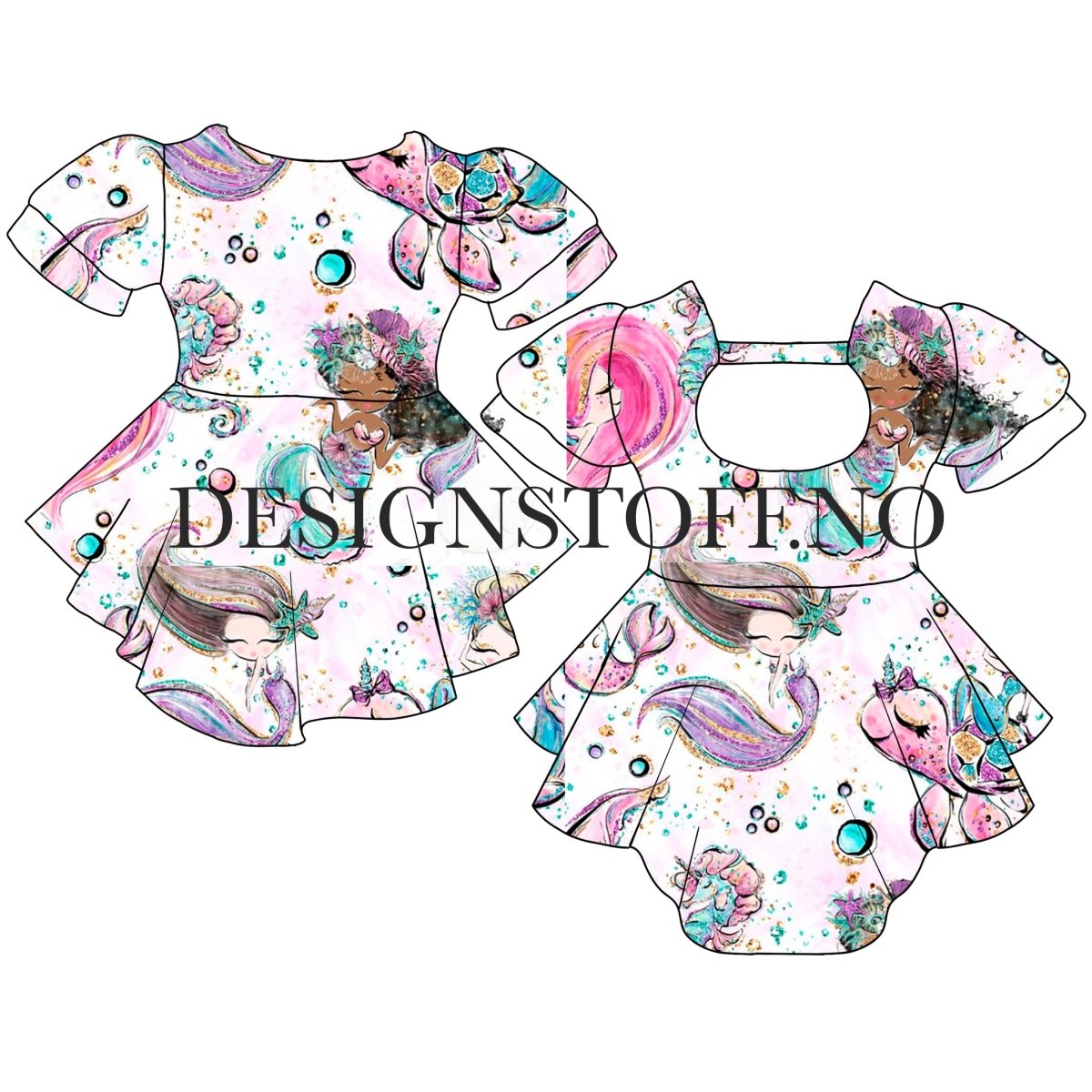 LYCRA BADETØY & SPORT - MERMAID - TYGDRØMMAR