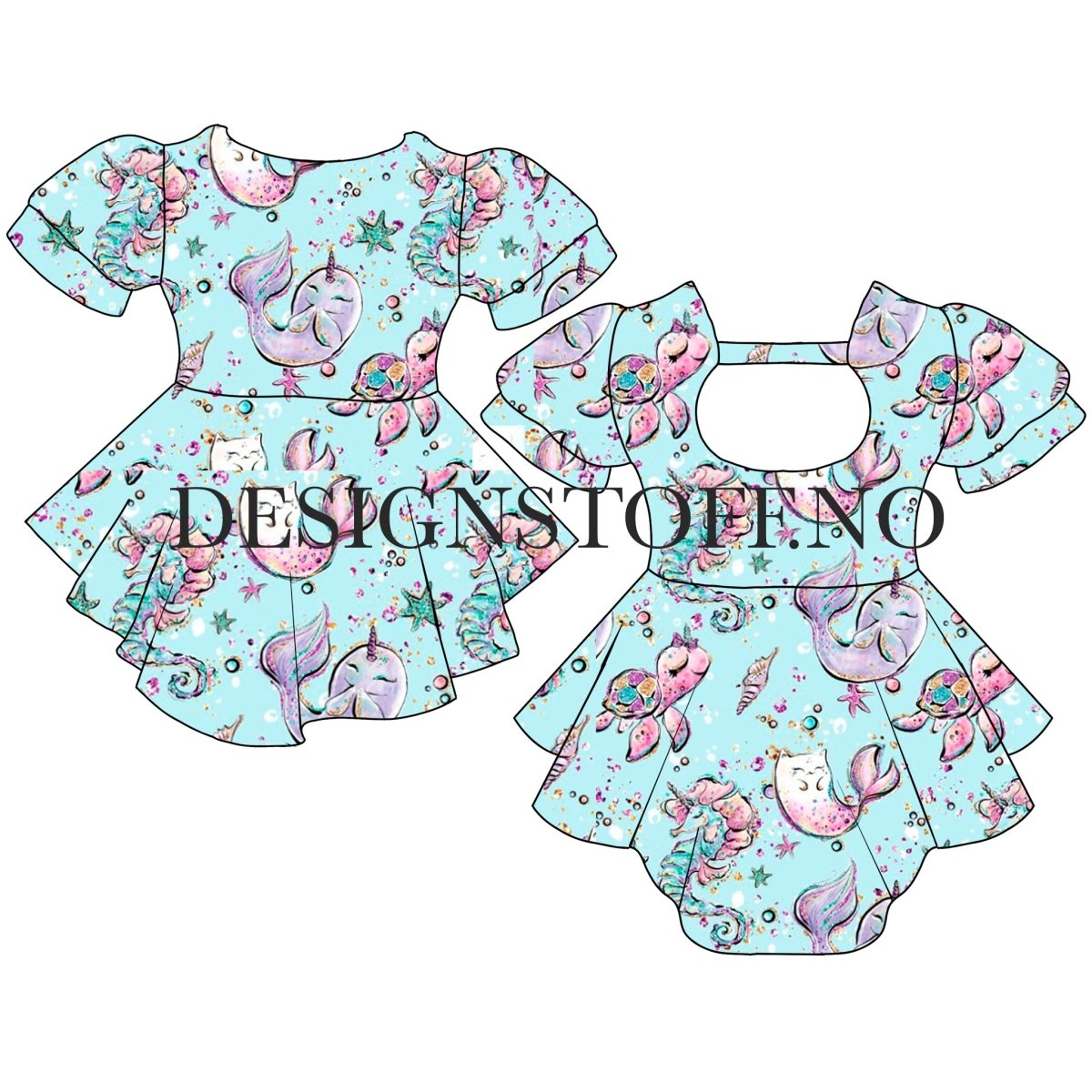 LYCRA BADETØY & SPORT - OCEAN BLISS - TYGDRØMMAR