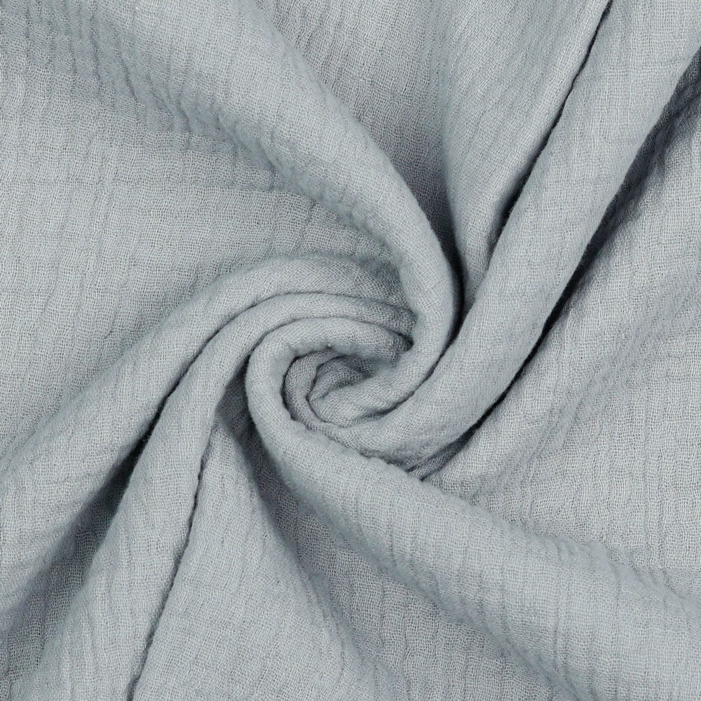 Musselin - Double Gauze - Light Grey