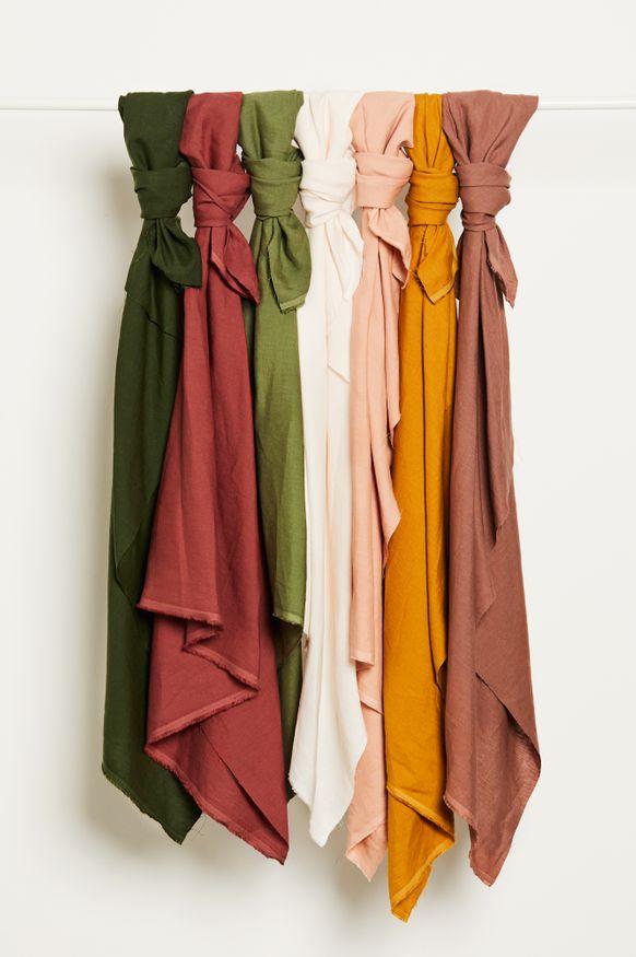 Nisa Softened Linen - mind the MAKER - Creamy White