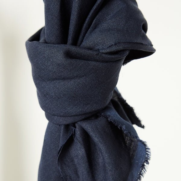 Nisa Softened Linen - mind the MAKER - Indigo night