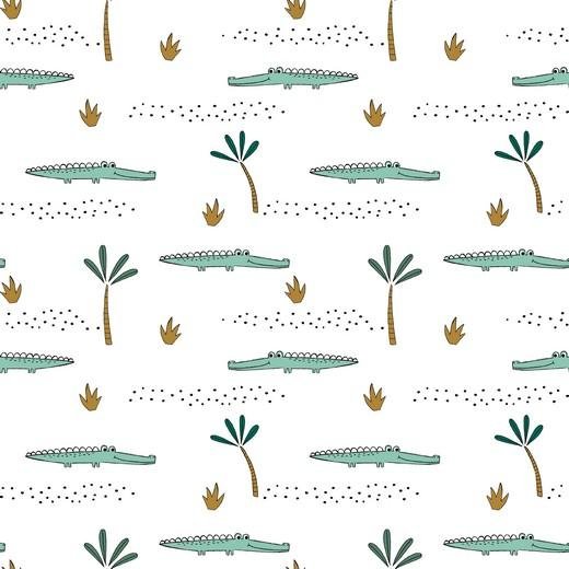 Økologisk jersey - Little Crocodile