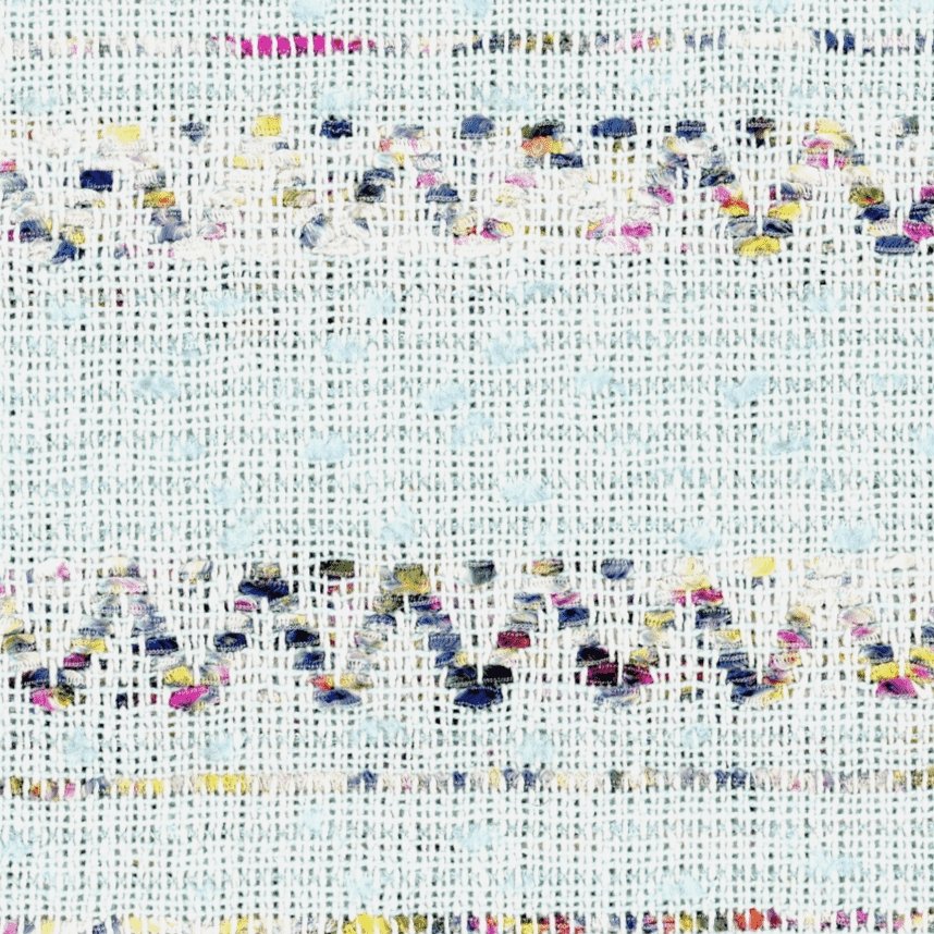 Pale Blue Zigzag Tweed stoff